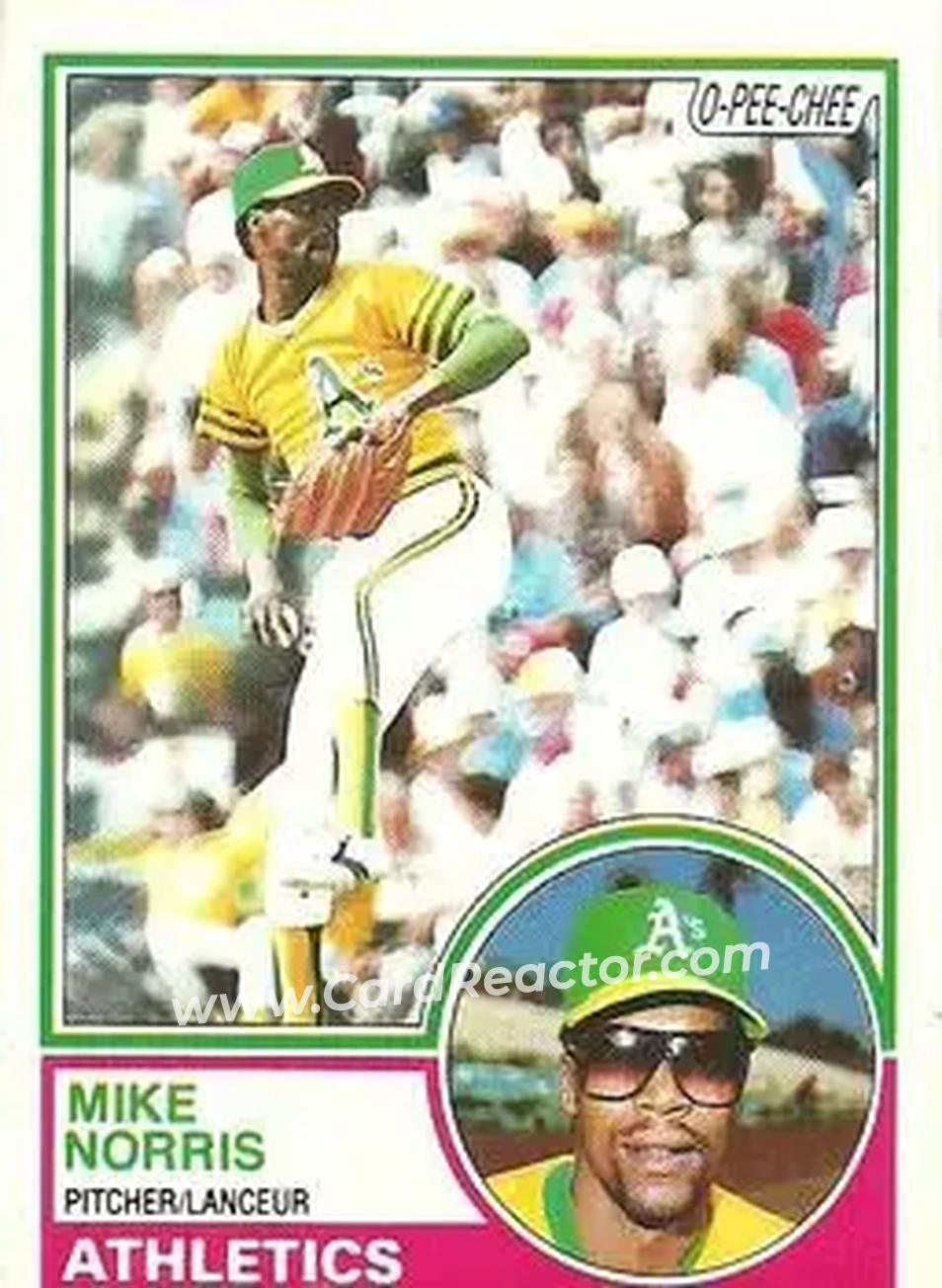 1983 O-Pee-Chee #276 - Mike Norris - Oakland Athletics - Front 1983 O-Pee-Chee #276 - Mike Norris - Oakland Athletics - Front