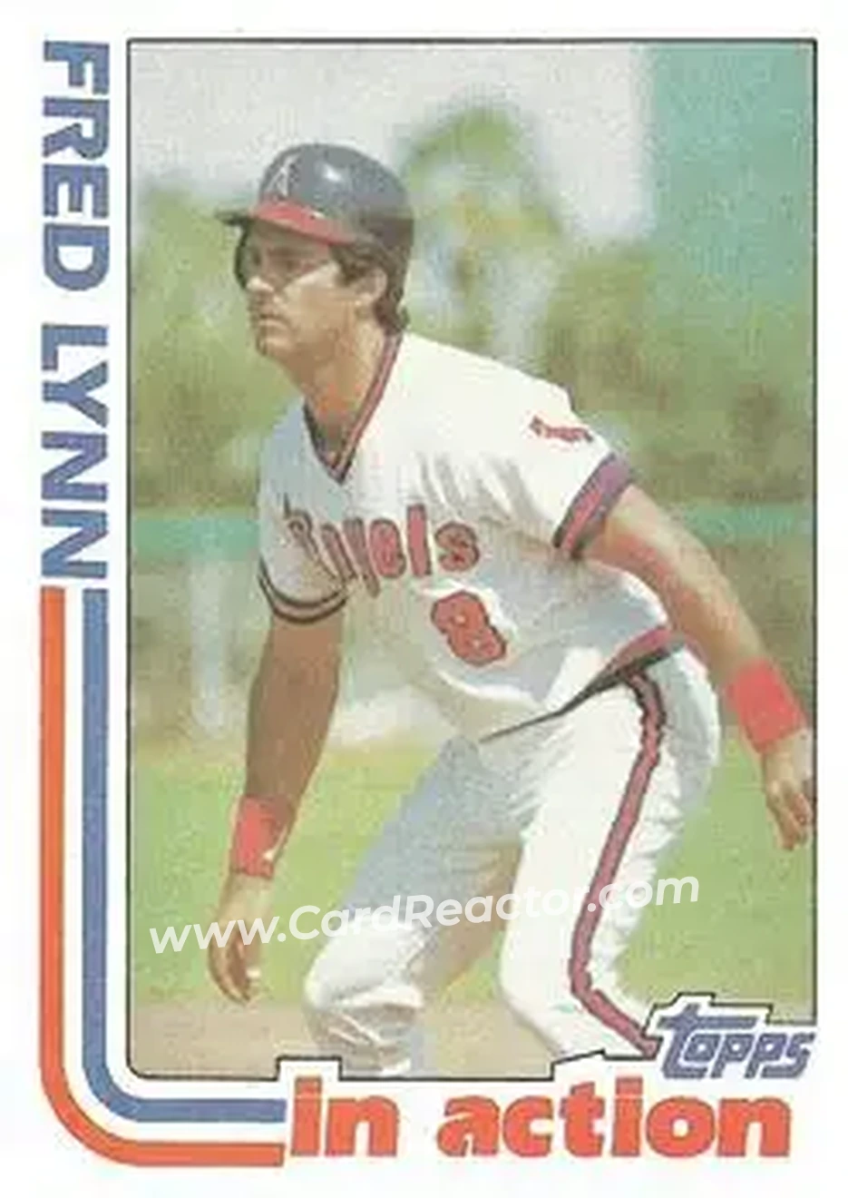 1982 Topps #252 - Fred Lynn - California Angels - Front