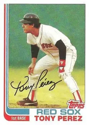 1982 Topps #255 - Tony Pérez - Boston Red Sox 1982 Topps #255 - Tony Pérez - Boston Red Sox