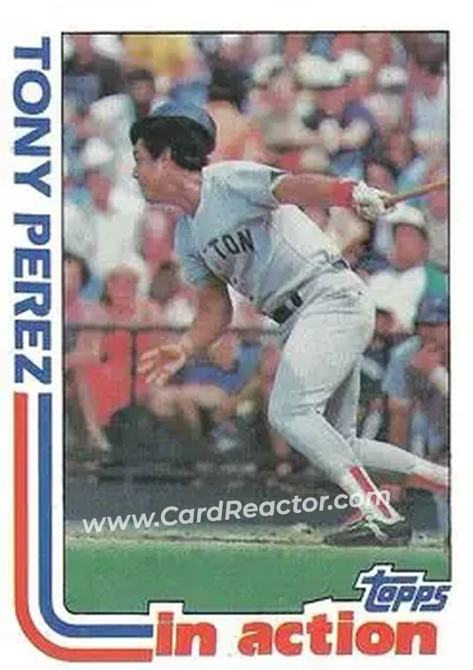 1982 Topps #256 - Tony Pérez - Boston Red Sox - Front 1982 Topps #256 - Tony Pérez - Boston Red Sox - Front