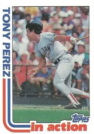 1982 Topps #256 - Tony Pérez - Boston Red Sox
