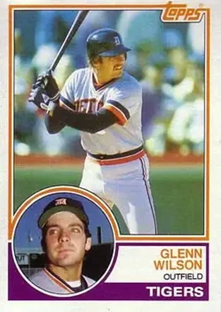 1983 Topps #332 - Glenn Wilson - Detroit Tigers 1983 Topps #332 - Glenn Wilson - Detroit Tigers