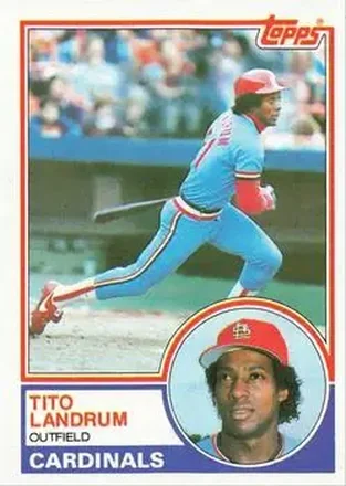 1983 Topps #337 - Tito Landrum - St. Louis Cardinals 1983 Topps #337 - Tito Landrum - St. Louis Cardinals