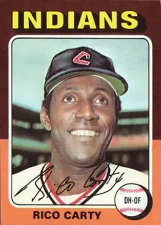 1975 Topps #655 - Rico Carty - Cleveland Indians