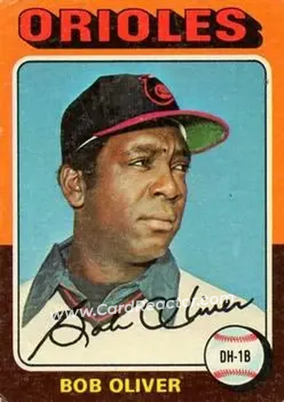 1975 Topps #657 - Bob Oliver - Baltimore Orioles - Front 1975 Topps #657 - Bob Oliver - Baltimore Orioles - Front