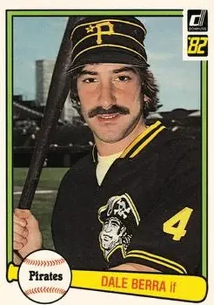 1982 Donruss #250 - Dale Berra - Pittsburgh Pirates 1982 Donruss #250 - Dale Berra - Pittsburgh Pirates