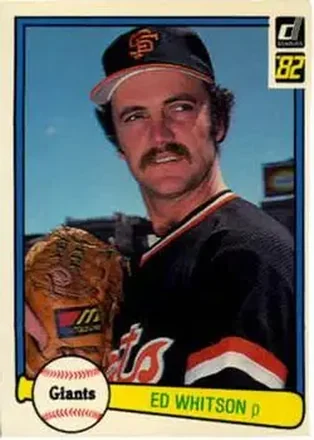 1982 Donruss #251 - Eddie Whitson - San Francisco Giants 1982 Donruss #251 - Eddie Whitson - San Francisco Giants