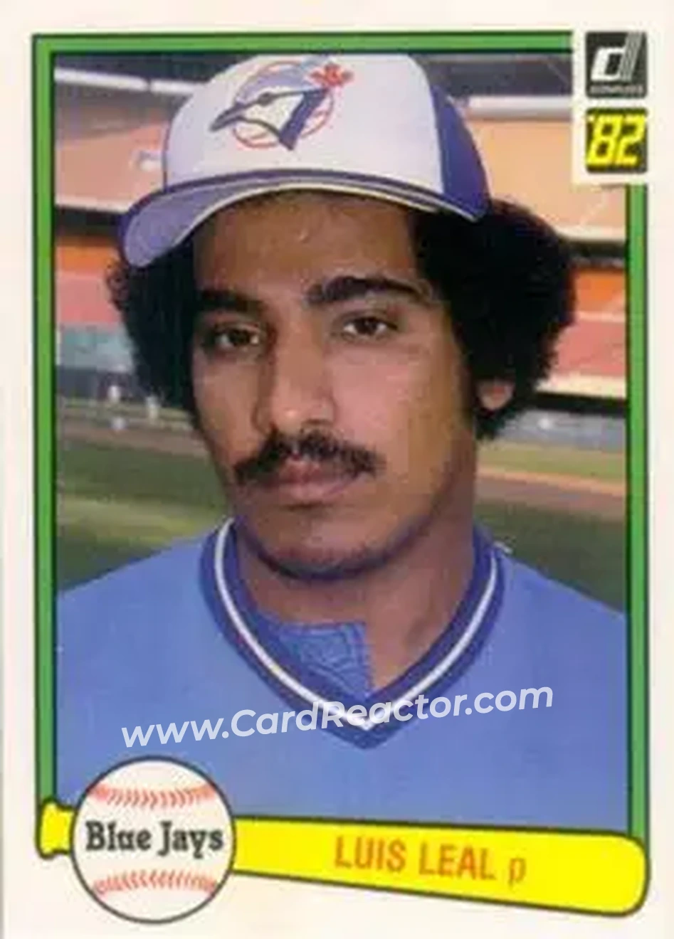 1982 Donruss #255 - Luis Leal - Toronto Blue Jays - Front
