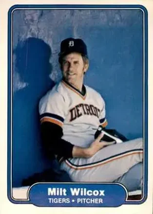 1982 Fleer #285 - Milt Wilcox - Detroit Tigers 1982 Fleer #285 - Milt Wilcox - Detroit Tigers