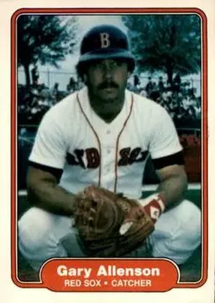1982 Fleer #287 - Gary Allenson - Boston Red Sox