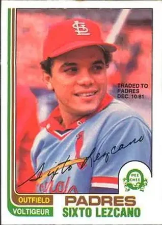1982 O-Pee-Chee #271 - Sixto Lezcano - San Diego Padres