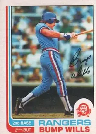 1982 O-Pee-Chee #272 - Bump Wills - Texas Rangers