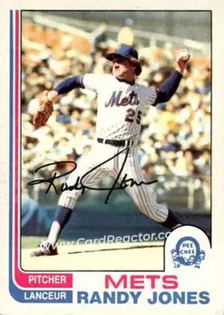 1982 O-Pee-Chee #274 - Randy Jones - New York Mets - Front 1982 O-Pee-Chee #274 - Randy Jones - New York Mets - Front