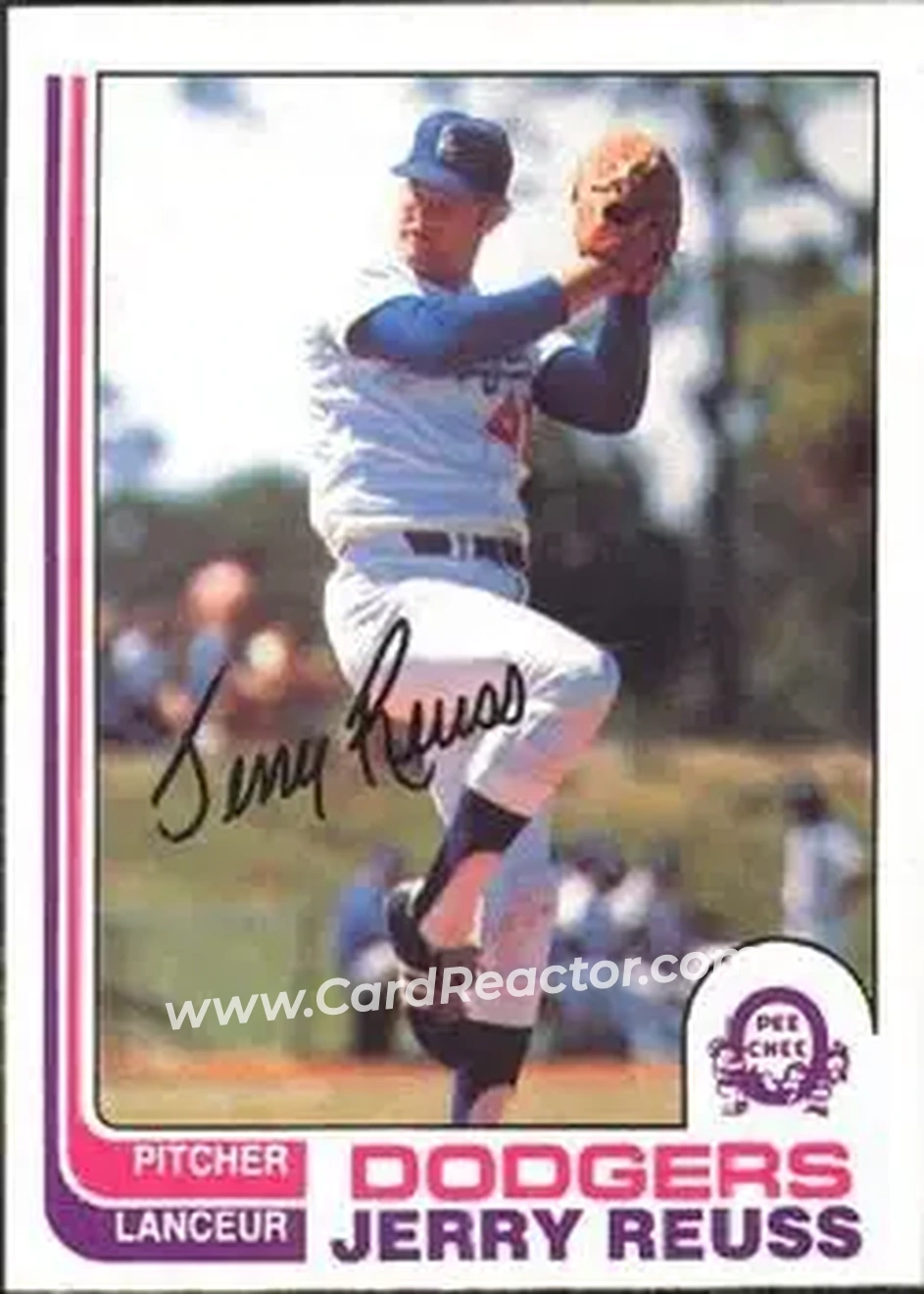 1982 O-Pee-Chee #278 - Jerry Reuss - Los Angeles Dodgers - Front 1982 O-Pee-Chee #278 - Jerry Reuss - Los Angeles Dodgers - Front