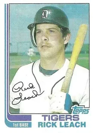 1982 Topps #266 - Rick Leach - Detroit Tigers