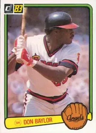 1983 Donruss #493 - Don Baylor - California Angels