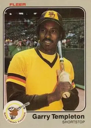 1983 Fleer #373 - Garry Templeton - San Diego Padres