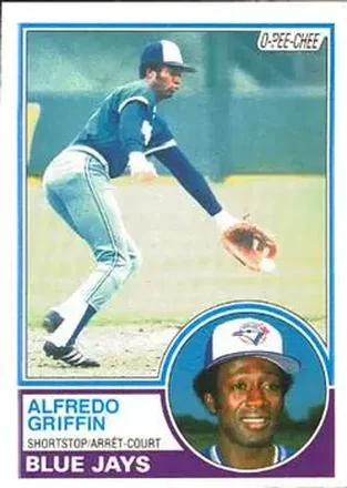 1983 O-Pee-Chee #294 - Alfredo Griffin - Toronto Blue Jays