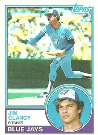 1983 Topps #345 - Jim Clancy - Toronto Blue Jays