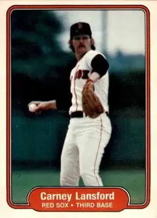 1982 Fleer #298 - Carney Lansford - Boston Red Sox 1982 Fleer #298 - Carney Lansford - Boston Red Sox