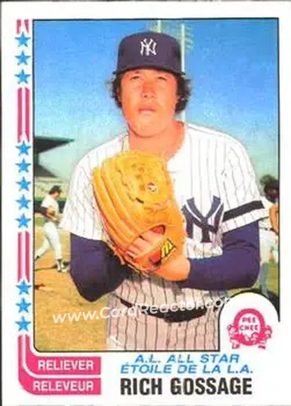 1982 O-Pee-Chee #286 - Rich Gossage - New York Yankees - Front 1982 O-Pee-Chee #286 - Rich Gossage - New York Yankees - Front