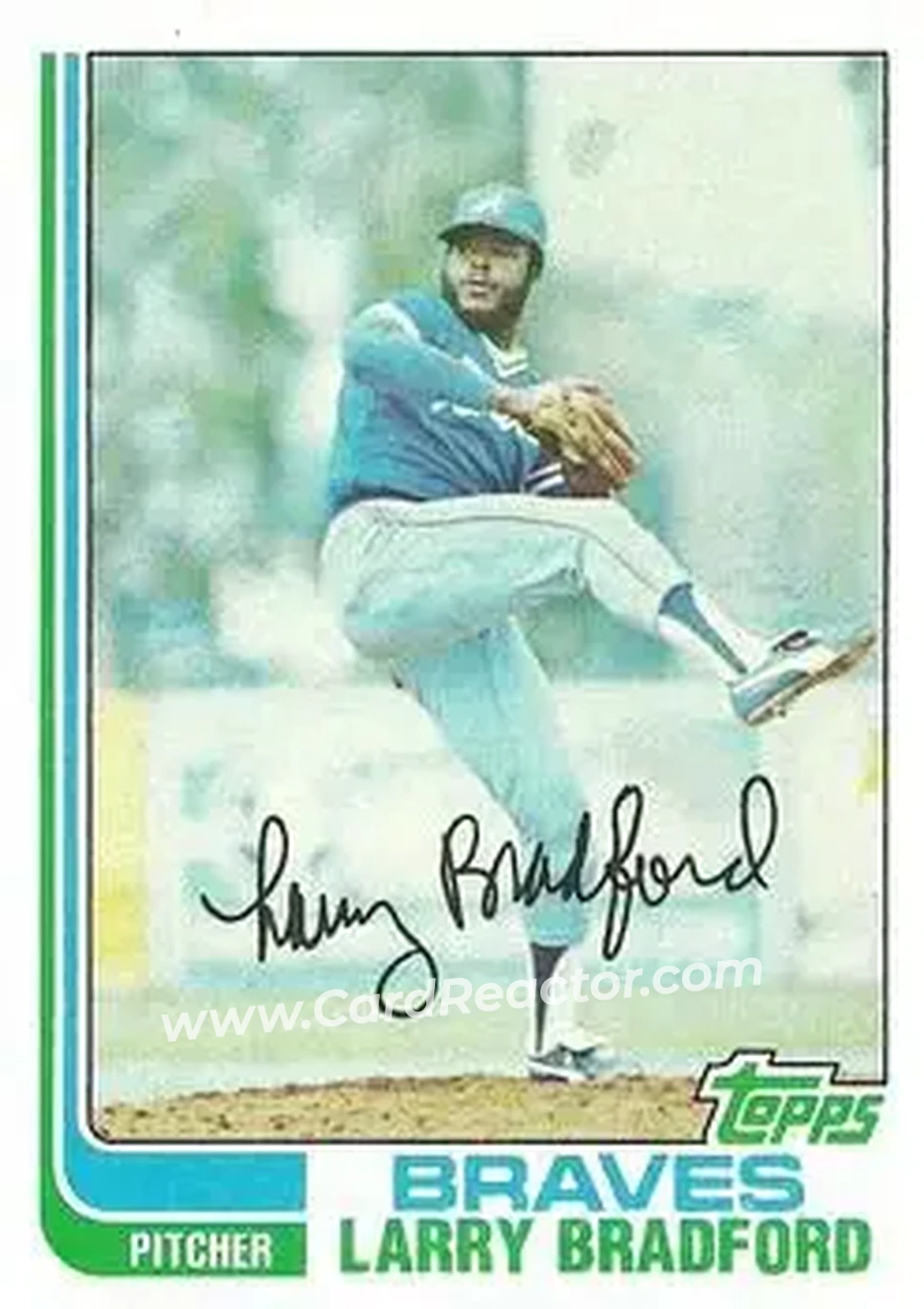 1982 Topps #271 - Larry Bradford - Atlanta Braves - Front 1982 Topps #271 - Larry Bradford - Atlanta Braves - Front