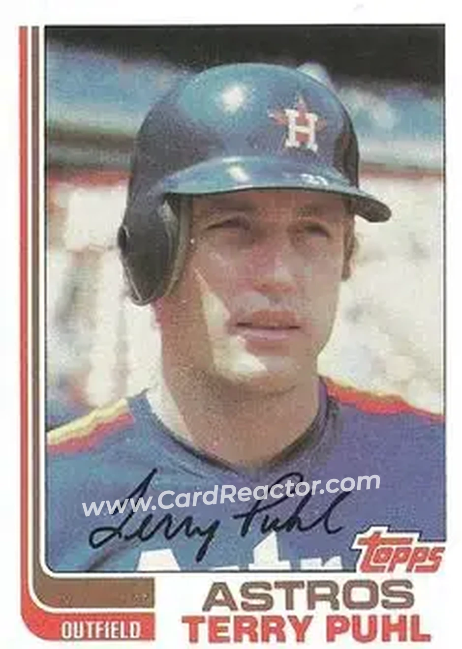 1982 Topps #277 - Terry Puhl - Houston Astros - Front