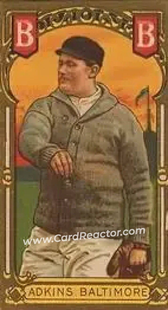 1911 T205 Gold Border #NNO - Doc Adkins - Baltimore Orioles - Front