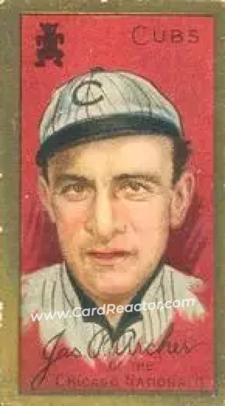 1911 T205 Gold Border #NNO - Jimmy Archer - Chicago Cubs - Front