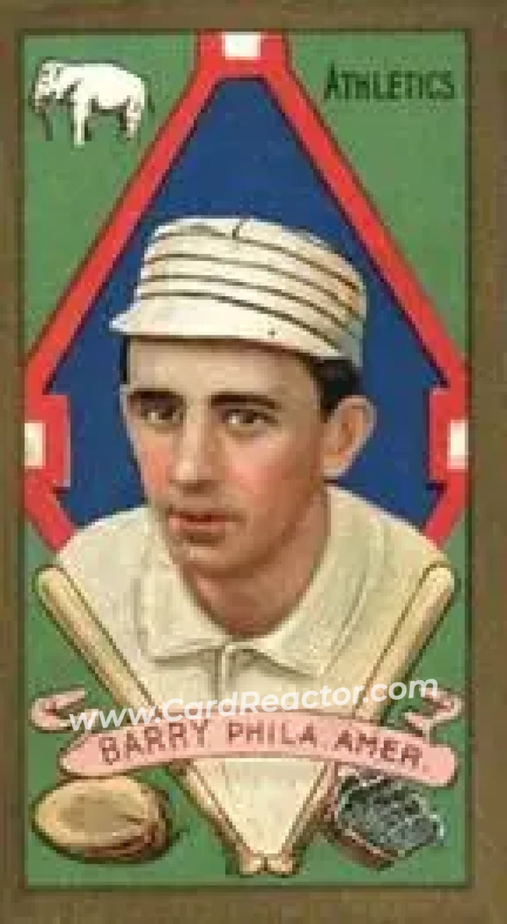 1911 T205 Gold Border #NNO - Jack Barry - Philadelphia Athletics - Front