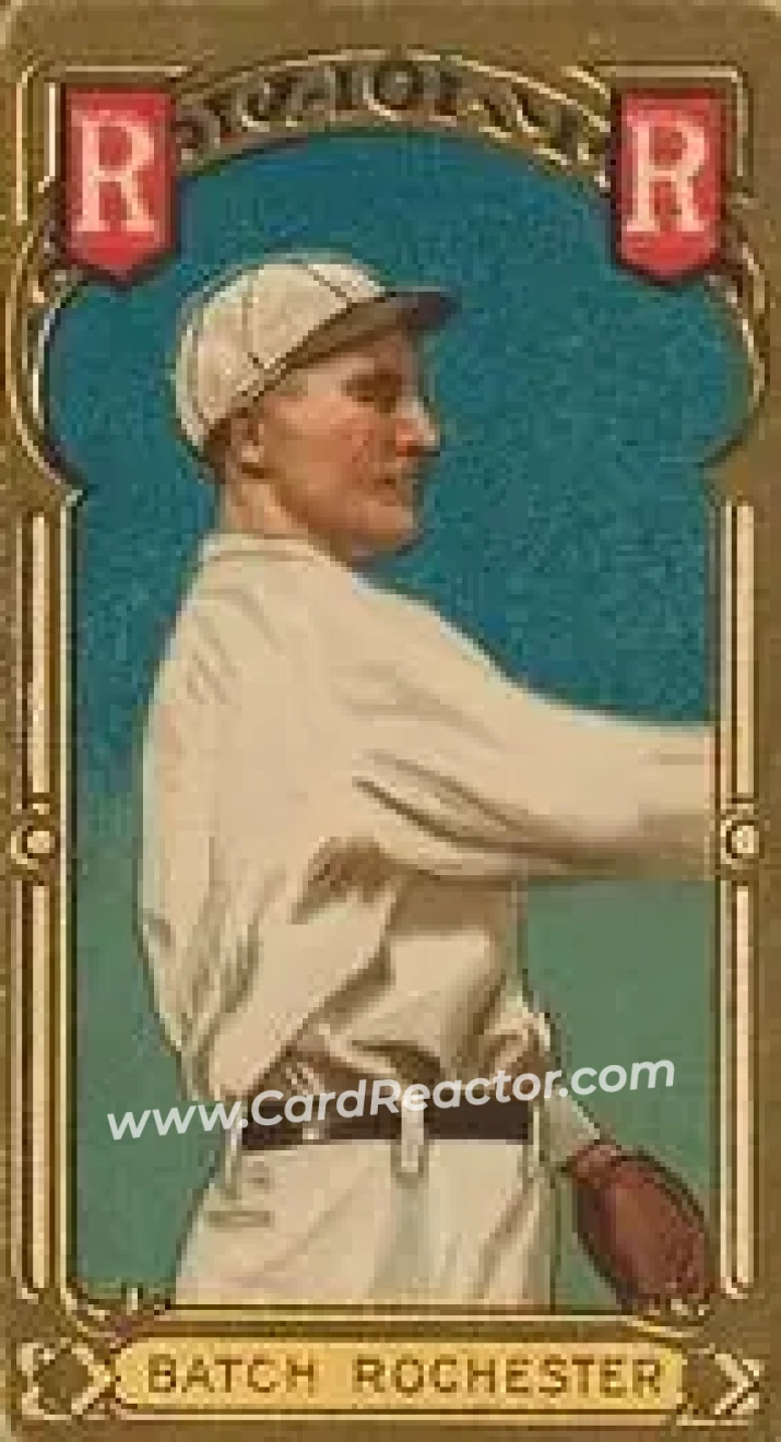 1911 T205 Gold Border #NNO - Emil Batch - Rochester Bronchos - Front