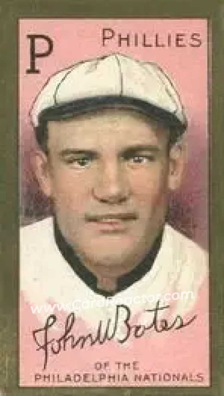 1911 T205 Gold Border #NNO - Johnny Bates - Philadelphia Phillies - Front