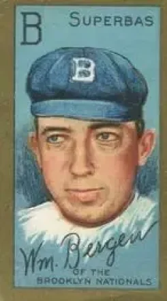 1911 T205 Gold Border #NNO Bill Bergen