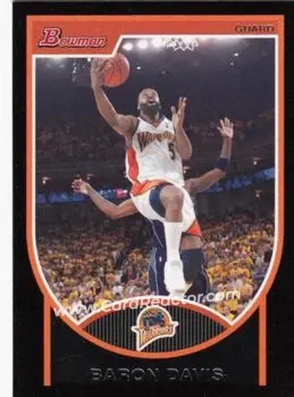 2007-08 Bowman #105 - Baron Davis - Golden State Warriors - Front