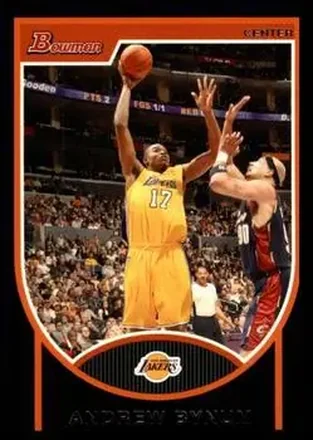 2007-08 Bowman #106 - Andrew Bynum - Los Angeles Lakers