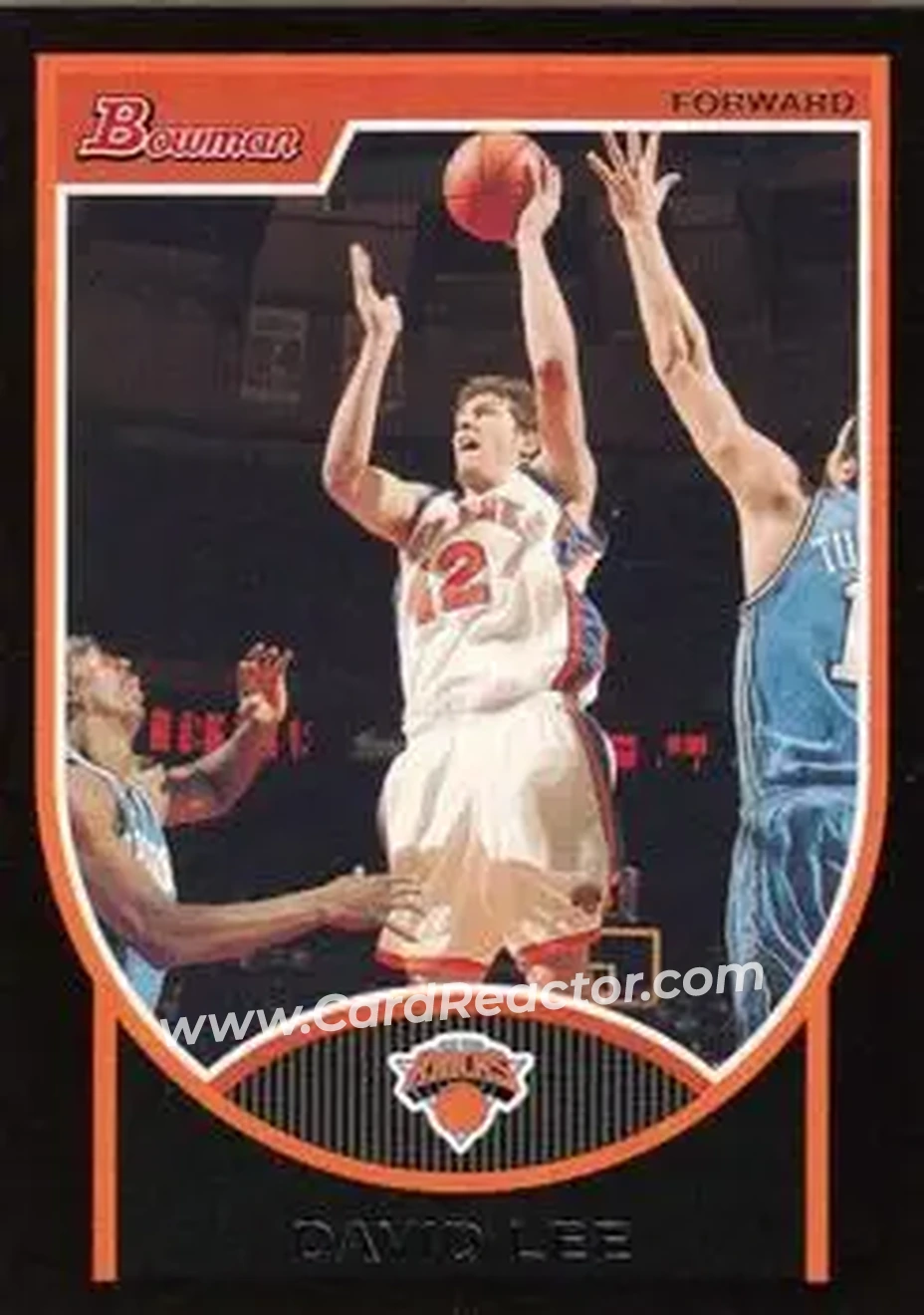 2007-08 Bowman #108 - David Lee - New York Knicks - Front 2007-08 Bowman #108 - David Lee - New York Knicks - Front
