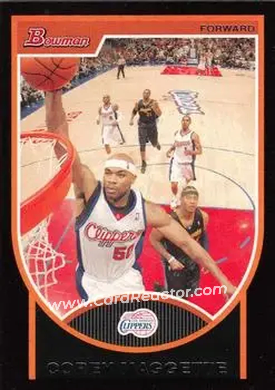 2007-08 Bowman #109 - Corey Maggette - Los Angeles Clippers - Front 2007-08 Bowman #109 - Corey Maggette - Los Angeles Clippers - Front