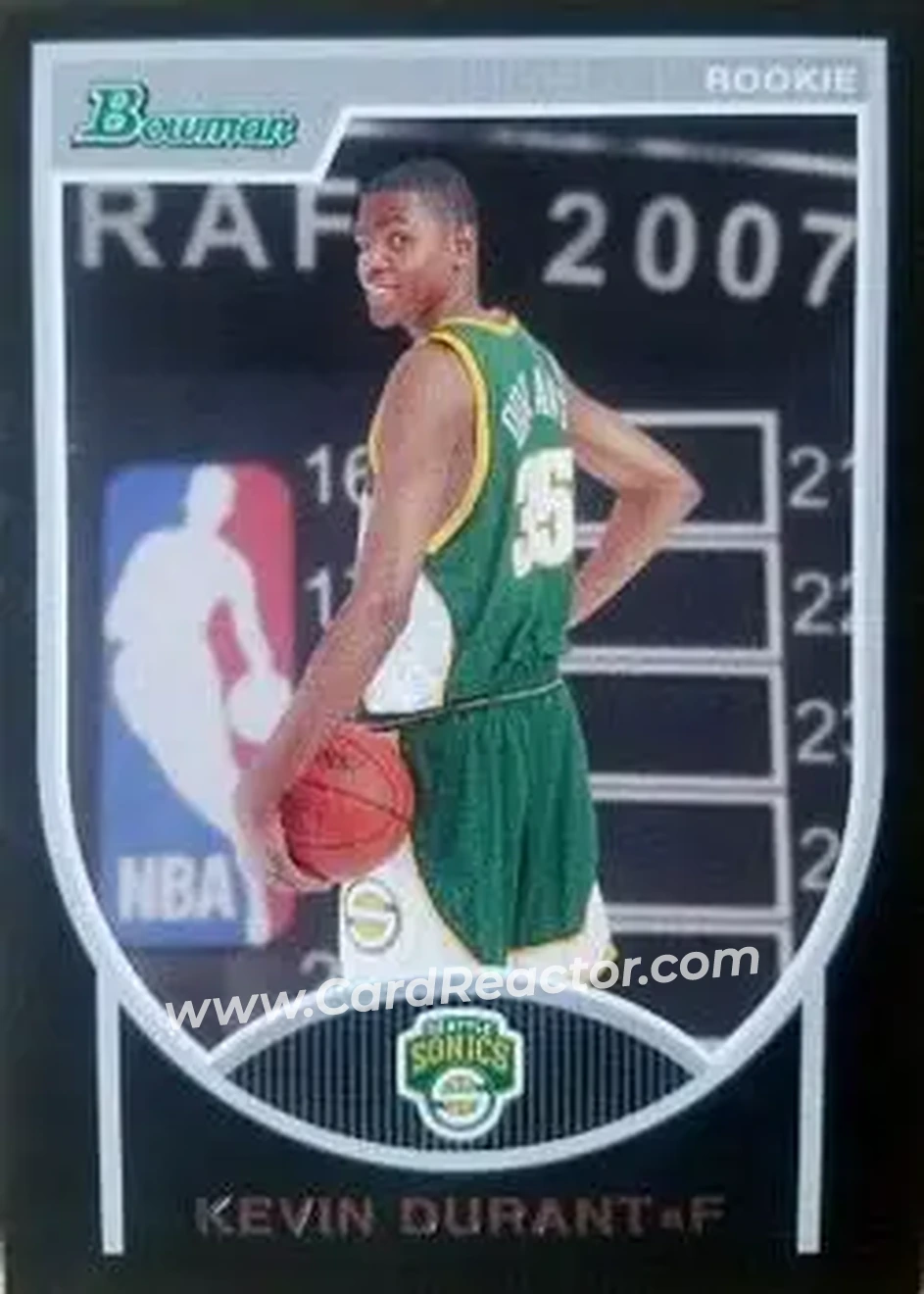 2007-08 Bowman #111 - Kevin Durant - Seattle SuperSonics - Front