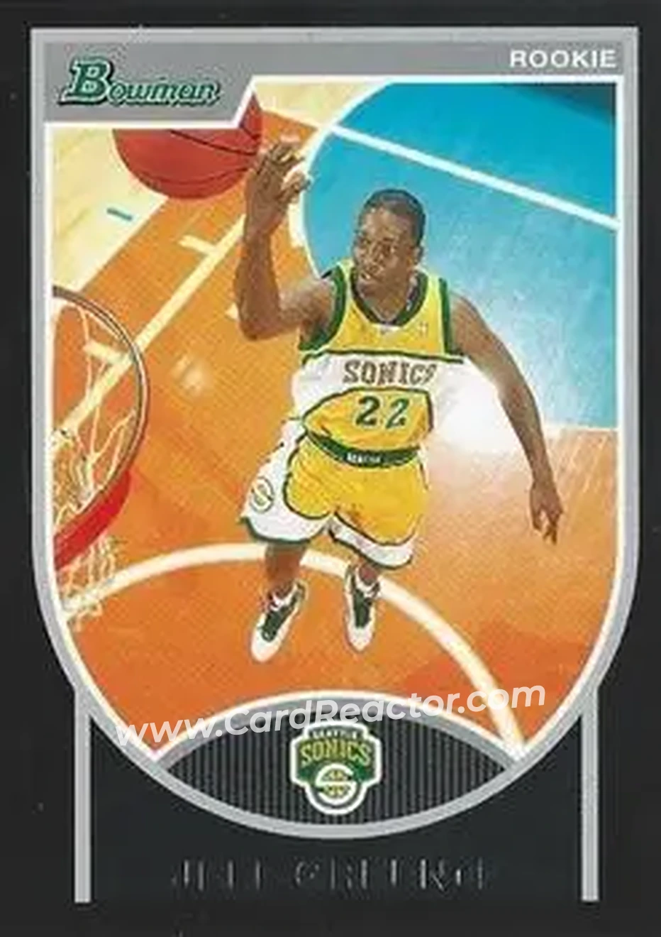 2007-08 Bowman #114 - Jeff Green - Seattle SuperSonics - Front