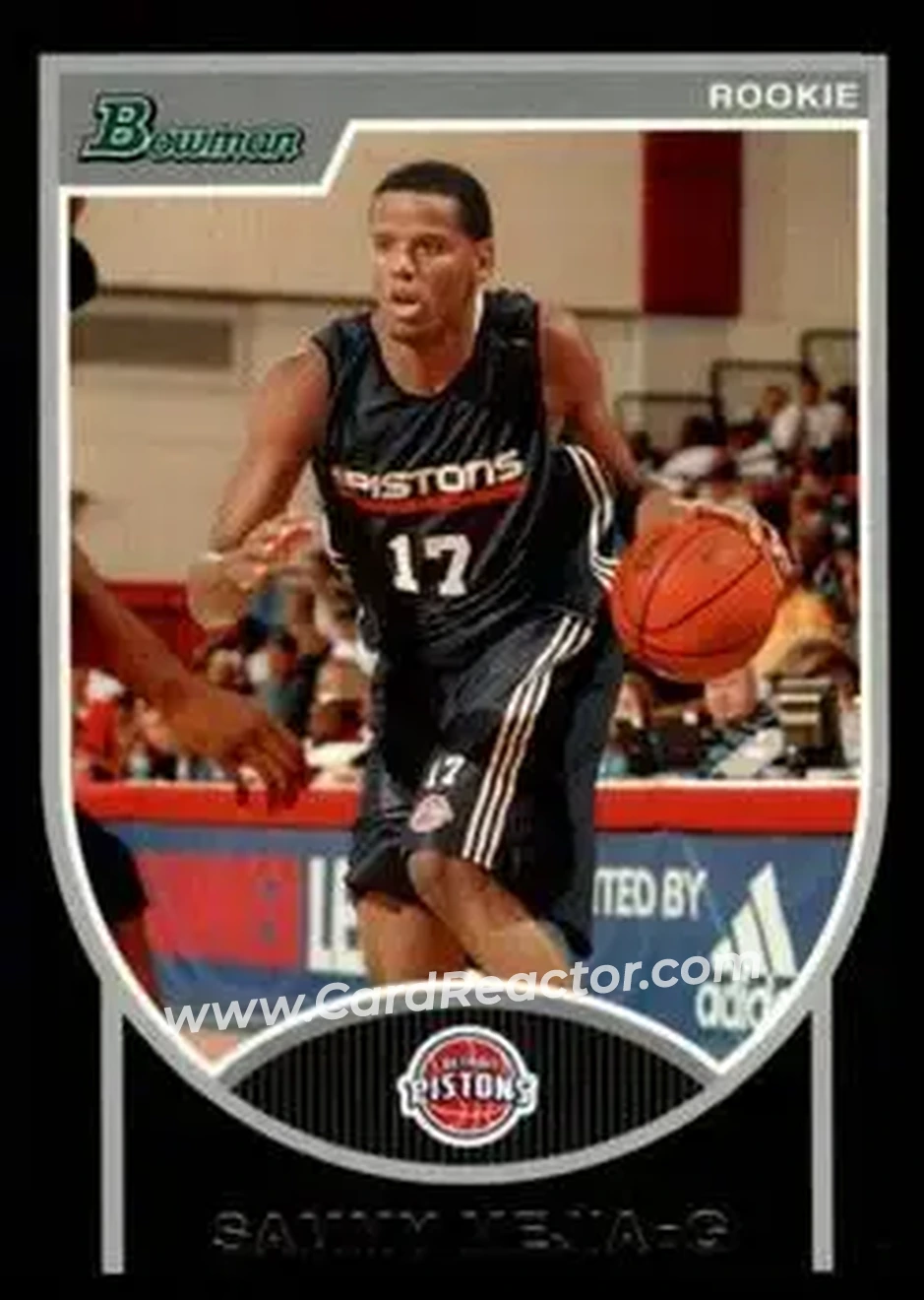 2007-08 Bowman #119 - Sammy Mejia - Detroit Pistons - Front