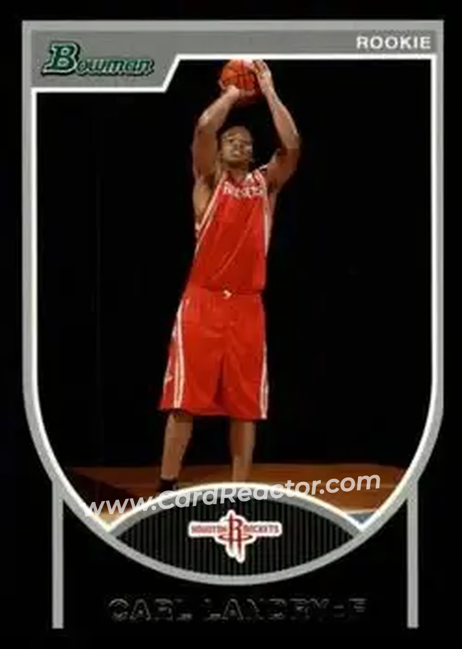 2007-08 Bowman #123 - Carl Landry - Houston Rockets - Front 2007-08 Bowman #123 - Carl Landry - Houston Rockets - Front