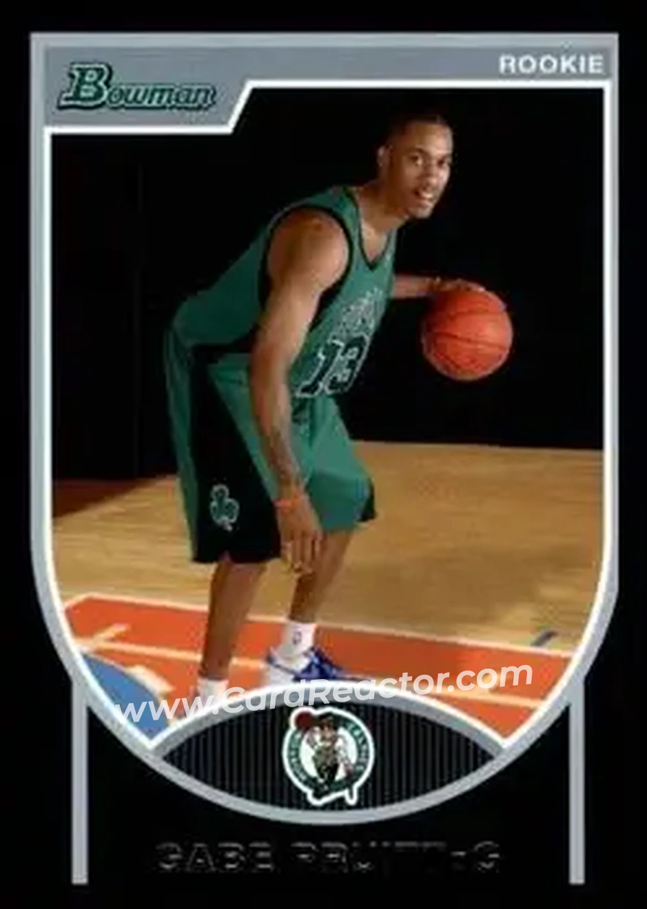 2007-08 Bowman #125 - Gabe Pruitt - Boston Celtics - Front