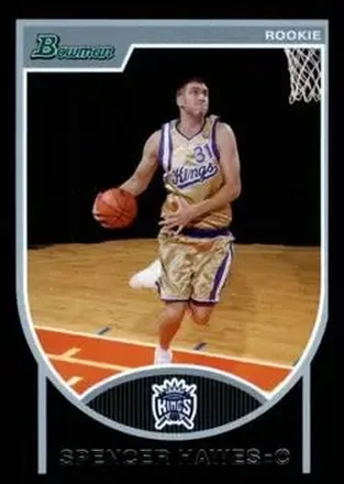 2007-08 Bowman #127 - Spencer Hawes - Sacramento Kings
