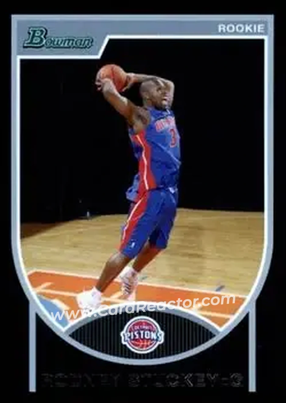 2007-08 Bowman #132 - Rodney Stuckey - Detroit Pistons - Front 2007-08 Bowman #132 - Rodney Stuckey - Detroit Pistons - Front