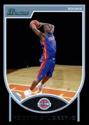 2007-08 Bowman #132 - Rodney Stuckey - Detroit Pistons