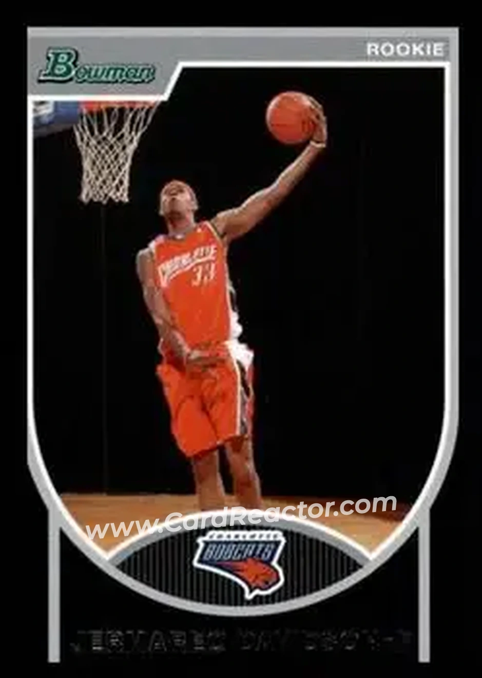 2007-08 Bowman #135 - Jermareo Davidson - Charlotte Bobcats - Front 2007-08 Bowman #135 - Jermareo Davidson - Charlotte Bobcats - Front