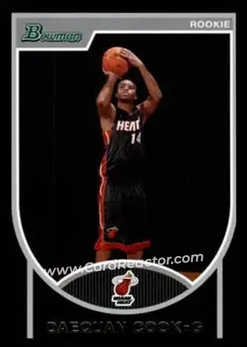 2007-08 Bowman #138 - Daequan Cook - Miami Heat - Front