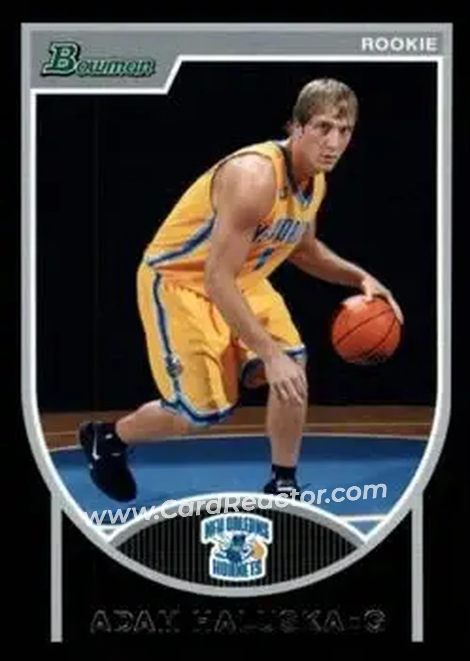 2007-08 Bowman #142 - Adam Haluska - New Orleans Hornets - Front 2007-08 Bowman #142 - Adam Haluska - New Orleans Hornets - Front