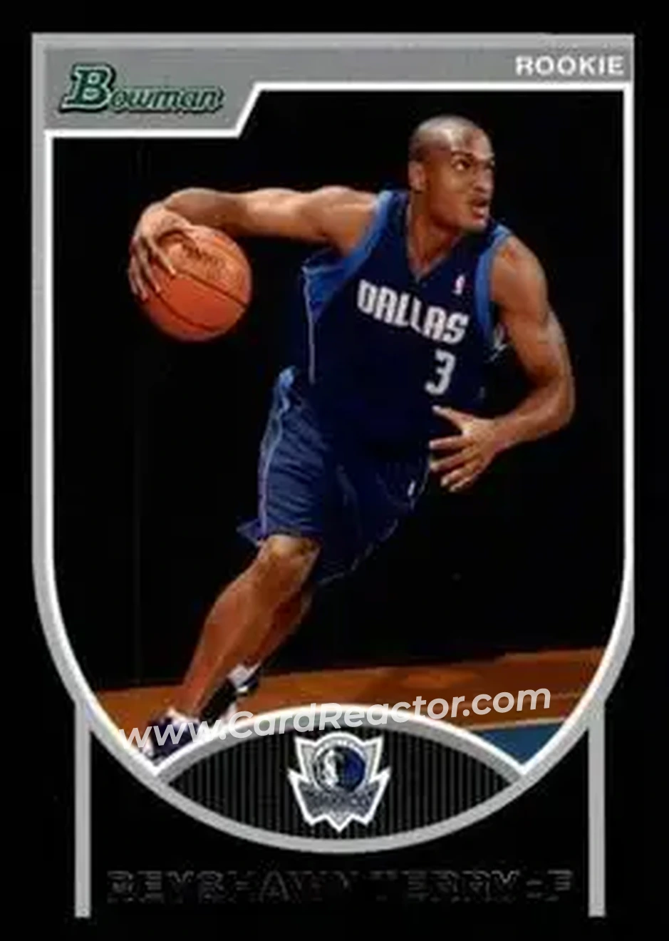 2007-08 Bowman #143 - Reyshawn Terry - Dallas Mavericks - Front