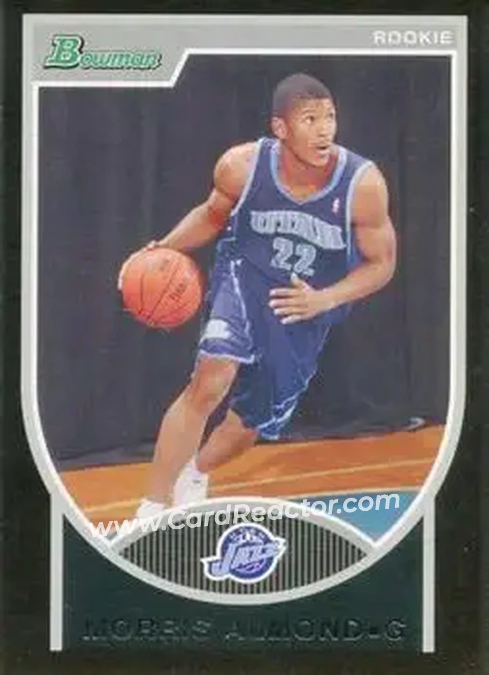 2007-08 Bowman #148 - Morris Almond - Utah Jazz - Front